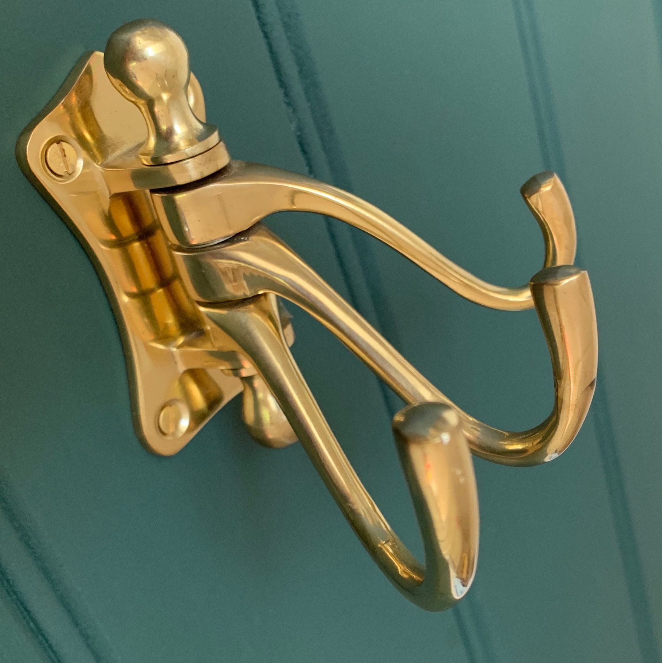 Boliver Edwardian Triple Coat Hook - Period Home Fittings