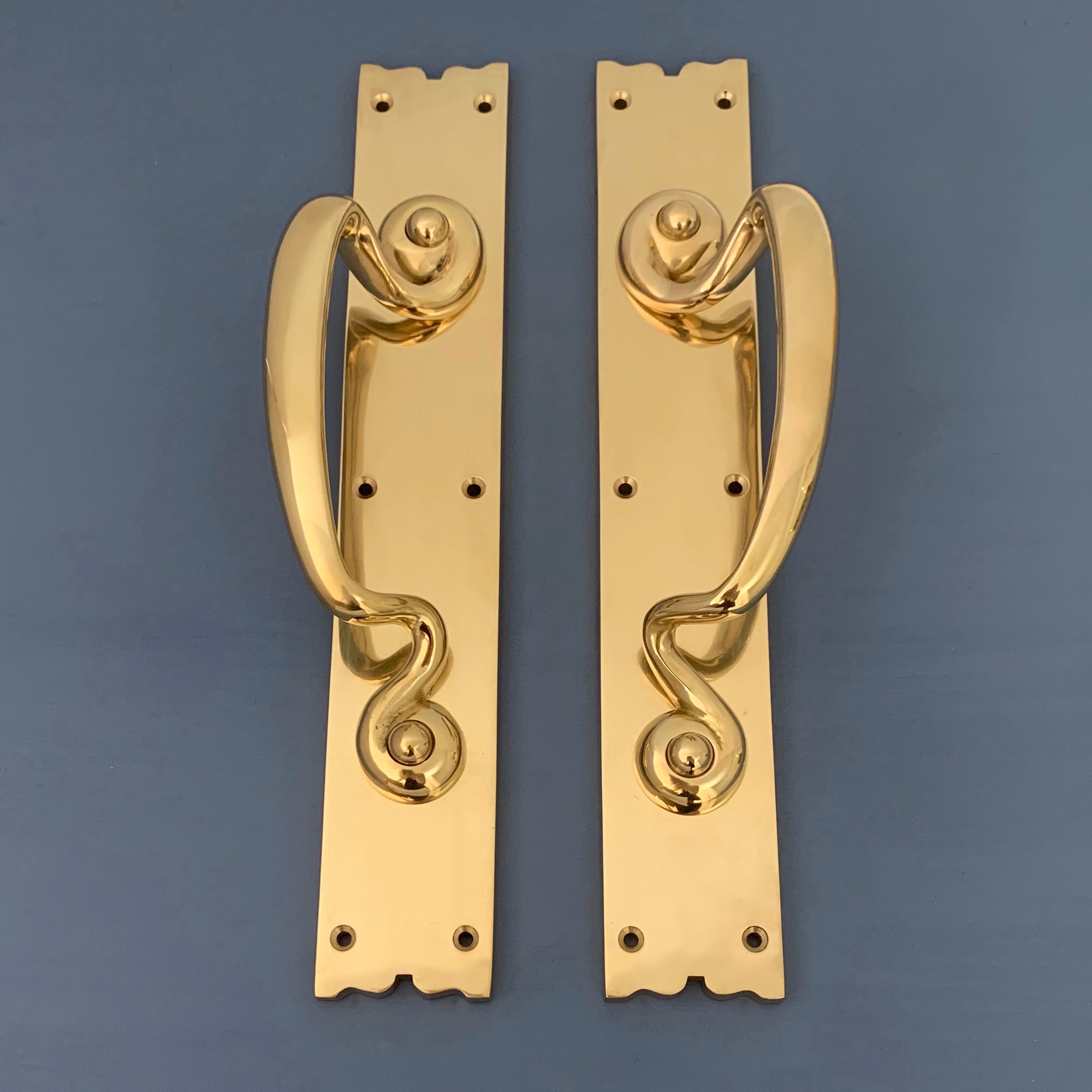 Emily 14" Art Nouveau Pull Handles Period Home Fittings