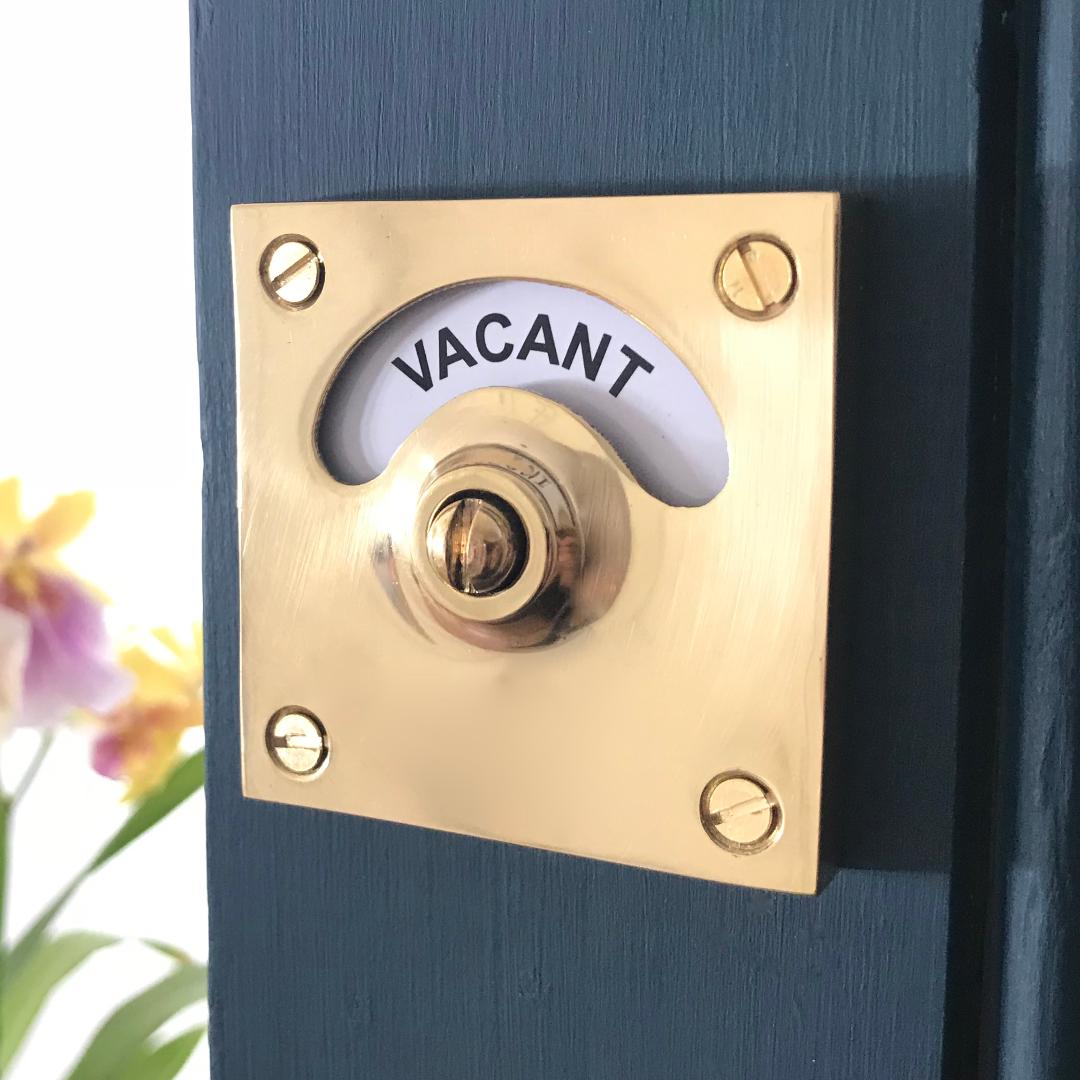 Belsten Brass Vacant Engaged Door Lock Indicator Bolt - Period Home ...